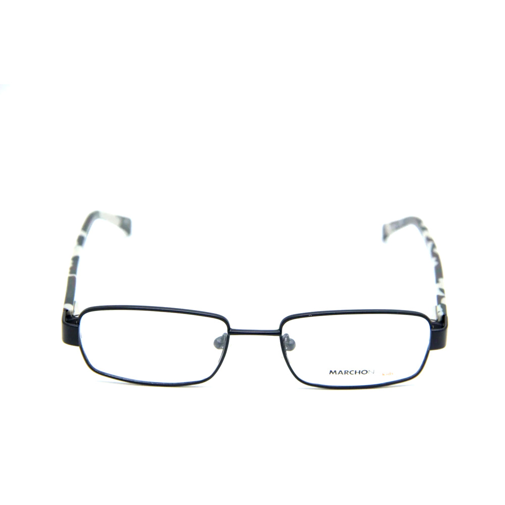 MARCHON NYC JUNIOR KIDS OLIVER 001 BLACK GREY AUTHENTIC EYEGLASSES FRAMES 47-16